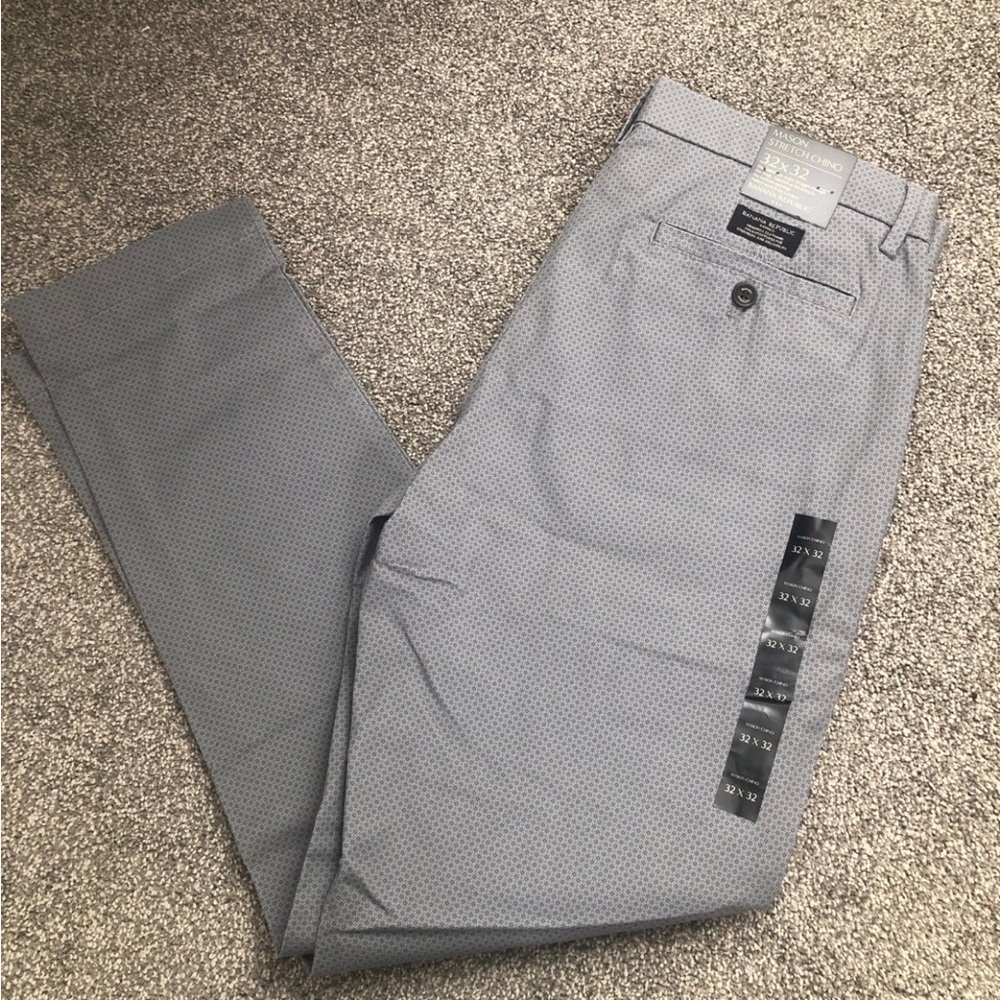 Banana Republic Men's Light Gray Dress Pants